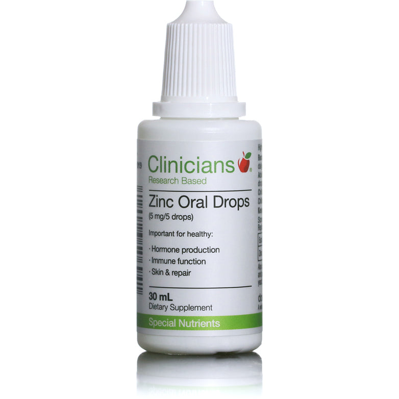 Clinicians Zinc Oral Drops  5mg/5 drops