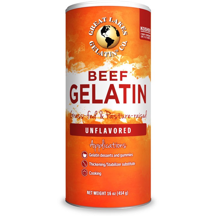 Great Lakes Gelatin Unflavoured Beef Gelatin 454g