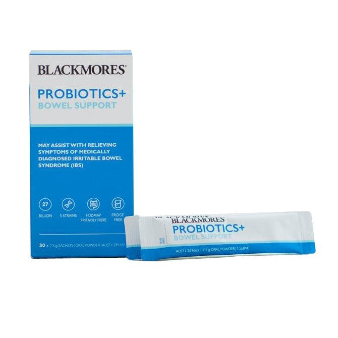 Blackmores Probiotics + Bowel Support, 30 sachets