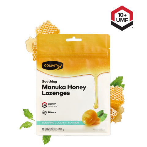 Comvita Manuka Honey and Propolis Coolmint 40 Lozenges