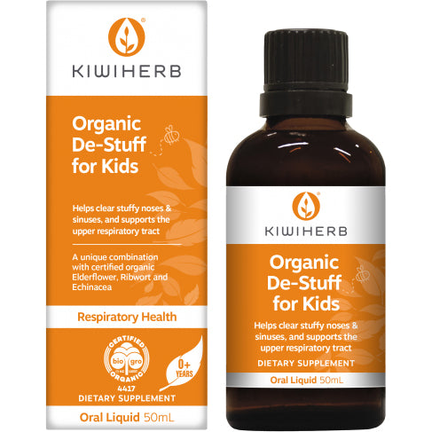 Kiwiherb Organic De-Stuff For Kids 50ml