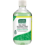 Thursday Plantation Tea Tree Alcohol Free Mouthwash Eucalyptus and Thyme oils 500ml