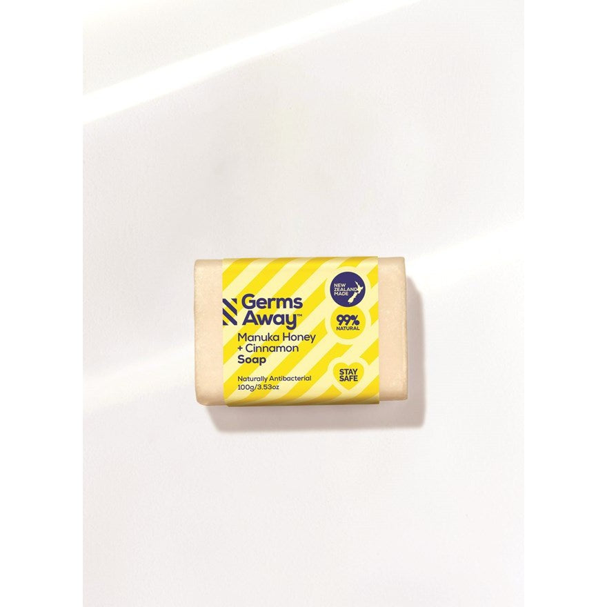 Germs Away Manuka Honey and Cinnamon Soap 100g