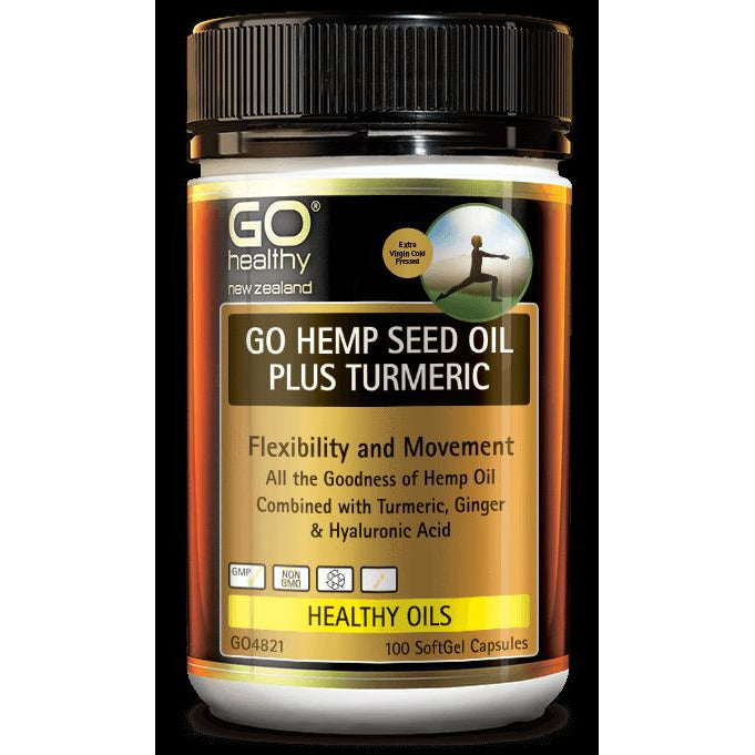 Go Healthy Go Hemp Seed Oil Plus Turmeric 100s