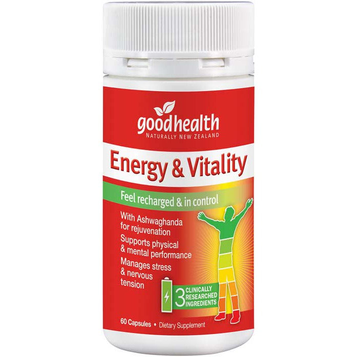 GoodHealth Energy & Vitality Support Capsules 60 (Was Stress and Vitality Support)