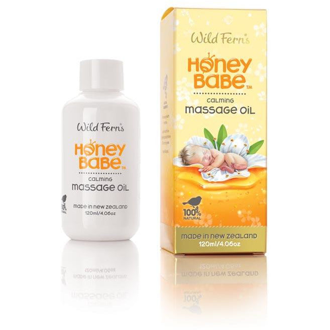 Wild Ferns Honey Babe Calming Massage Oil 120mL