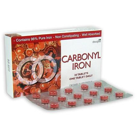 Carbonyl Iron 18mg Tablets 30