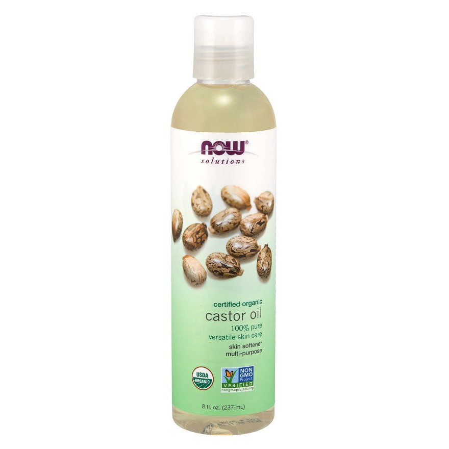 Now Castor Oil 237ml Organic