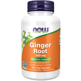 Now Ginger Root 550 mg Veg Capsules 100