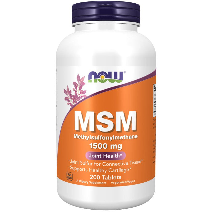 Now MSM 1500mg Tablets 200