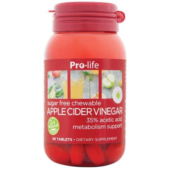 Pro-life Apple Cider Vinegar 50 Chewable Tablets